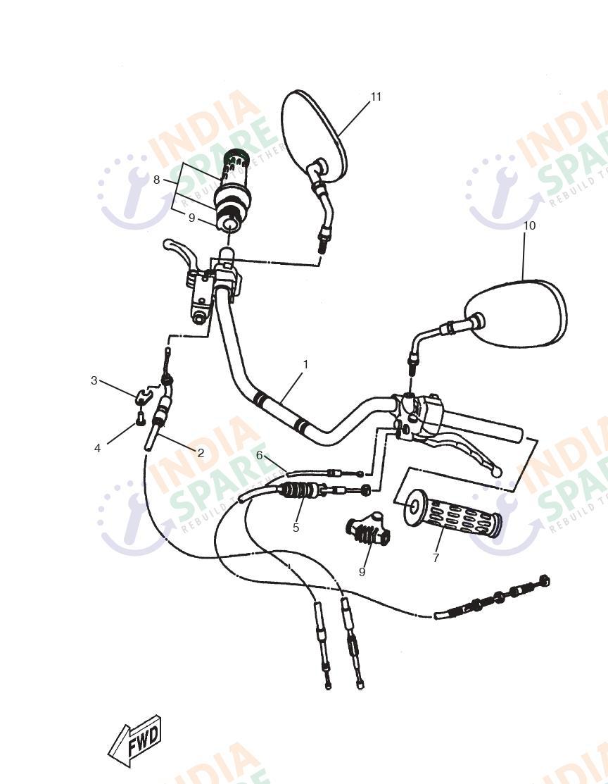 STEERING HANDLE CABLE